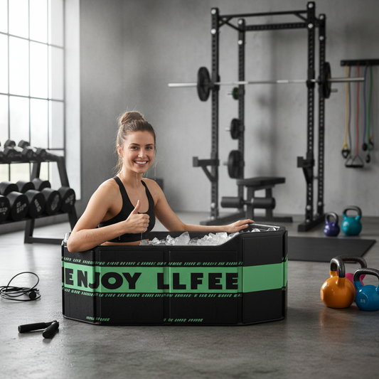 Happy Customer with Gym Equipment