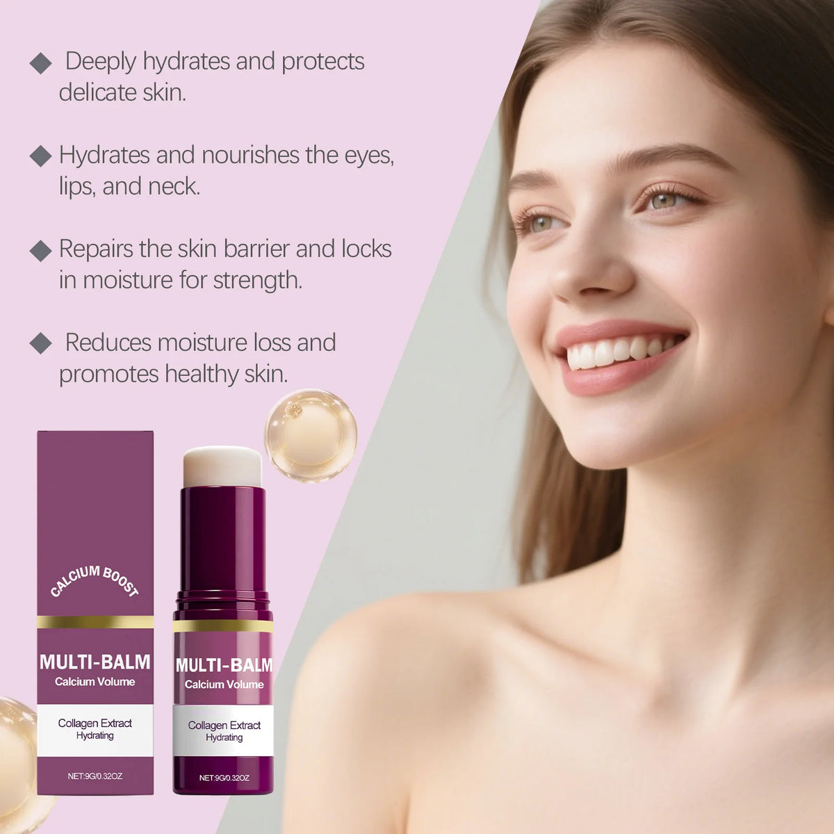 Korean Glow Multi - Balm Stick - Hydrating Pre - Makeup Moisturizer
