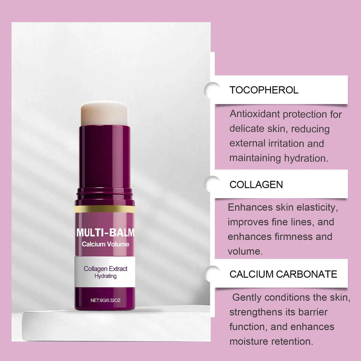 Korean Glow Multi - Balm Stick - Hydrating Pre - Makeup Moisturizer