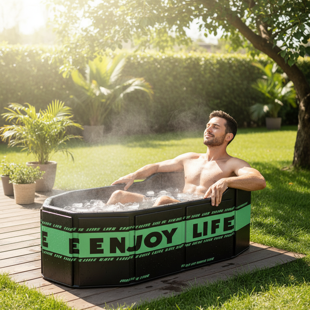 Recovery Tub Lifestyle Man Outdoor